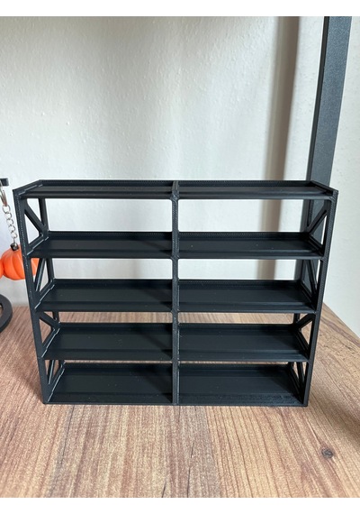 Hot Wheels Uyumlu 10 Araçlık Stand 1/64 Siyah