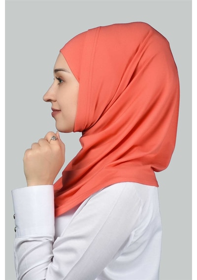 Altobeh İkili Set Pratik Eşarp Hazır Türban ve Hijab Tesettür Bonesi - Elma Yeşili
