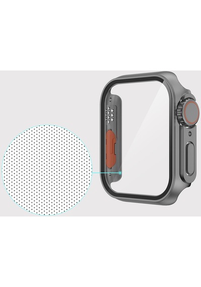 Apple  Uyumlu  Watch 38mm - Watch Ultra 49mm Kasa Dönüştürücü Ve Ekran Koruyucu Zore Watch Gard 26
