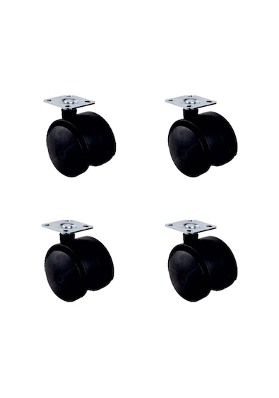 Küçük Plastik Tablalı Teker - 40 Mm Hks101 - 4 Adet Tdrtr Çok Renkli