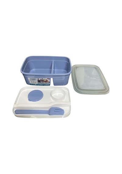 Smart 5 Parça 840 Ml 2 Bölmeli Lunch Box 5218 Çok Renkli