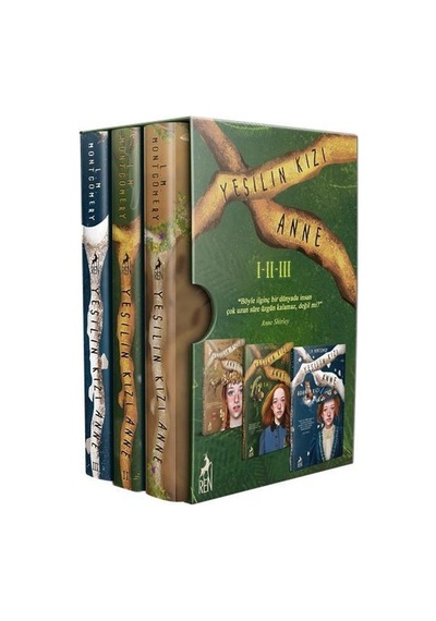 Yeşilin Kızı Anne Kutulu Seti - 3 Kitap Takım - Lucy Maud Montgomery - Ren Kitap