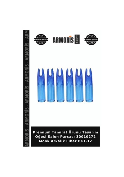 Premium Tamirat Ürünü Tasarım Öğesi Salon Parçası 30010272 Monk Arkalık Fıber Pkt-12 Çok Renkli