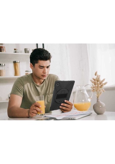 Samsung Galaxy Tab A8 10.5 Sm-x200 Uyumlu Askılı Standlı Tank Koruyucu Dönebilen Kılıf Defender Kılıf Samsung Galaxy Tab A8 10.5 Sm-x200 Uyumlu Askılı Standlı Tank Koruyucu Dönebilen Kılıf Defender Kılıf