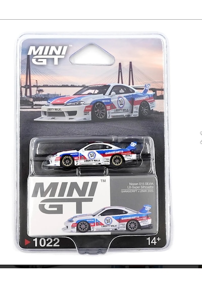Mini Gt 1/64 Nissan Lb-super Silhouette S15 Sılvıa Garsıdeıft X Lbwk 2025 - Blister Paket - 1022 Beyaz