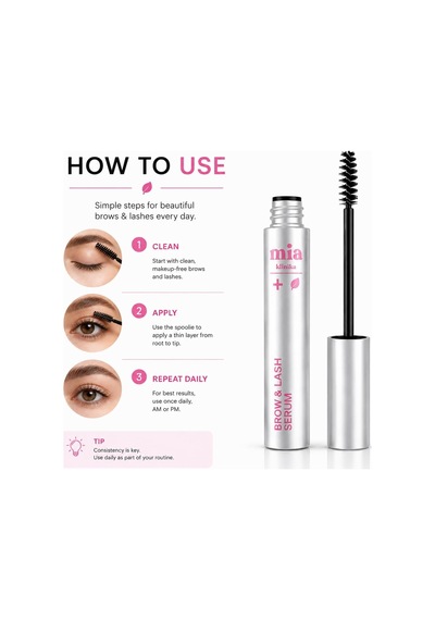 Su Bazlı Kaş & Kirpik Serumu Keratin, Biotin & Peptit 6ml