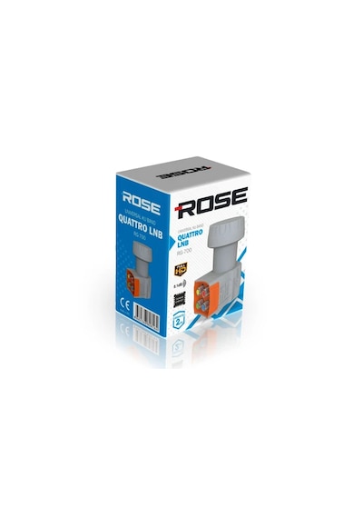Rose Rg-700 Quattro Santral Lnb, Dört Çıkışlı 0.1 Db 4k Full Hd