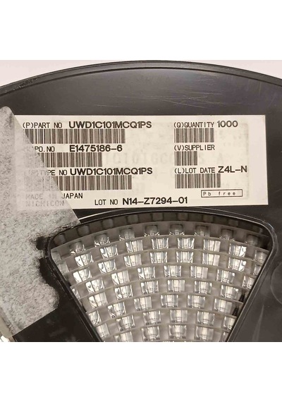 Uwd1c101mcq1ps 100mf 16v 6.3x5.8 Smd Kondansatör 100 Adet