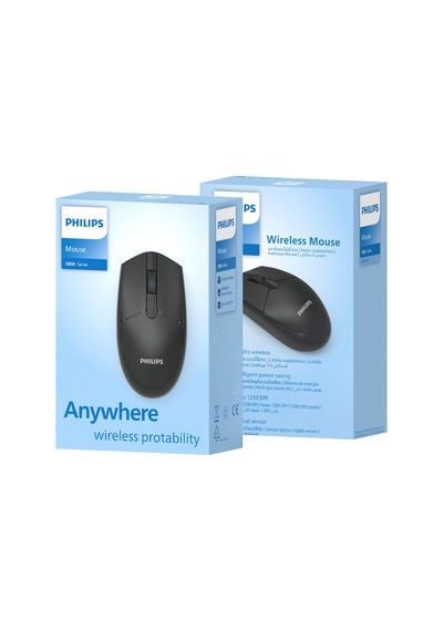 Philips SPK7337 Kablosuz 1200DPI 3 Tuşlu Optik Mouse
