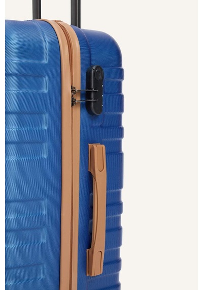 Defacto Unisex Sert Kapaklı Orta Boy Valiz H2486axnsbe692 Mavi-be692