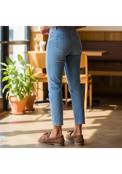 Ne&ve Shoes Taba Süet Hakiki Deri Bağcıklı Makosen Kadın Kolej Loafer
