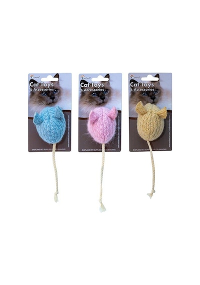Gldısptm 520-ct19293 Eastland İpli Peluş Fare Kedi Oyuncağı