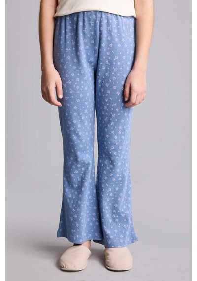 Defacto Tişört Alt 2li Pijama Takımı Kız Çocuk H2655a826sper99 Ekru-er99