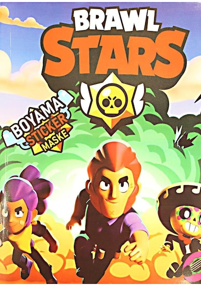 Brawl Stars - Spider Man - Frozen 3 Adet Boyama Kitabı