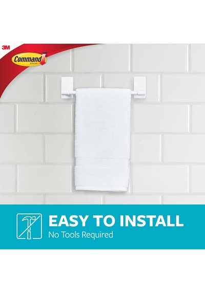 Lexroo El Havlusu Bar Mat Siyah Suya Dayanıklı Şeritler, Banyo Dekoru