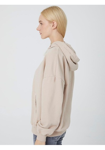 Ltb Batele Kadın Sweatshirt Krem