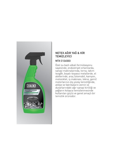 Ağır Kır ve Yağ Temizlık Sıvısı Sprey 500 Ml