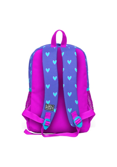 Coral High Kids Lavanta Pembe Kalp Desenli 3 Lü Okul Çanta Seti Set0123706