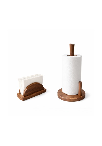CH woodline Ceviz Kağıt Havluluk Ve Peçetelik Seti Doğal Ahşap Mutfak Organizer, 2 Li Set, Dayanıklı Ve Dekoratif Tasarım - CH woodline Ceviz Kağıt Havluluk Ve Peçetelik Seti Doğal Ahşap Mutfak Organizer, 2 Li Set, Dayanıklı Ve Dekoratif Tasarım -