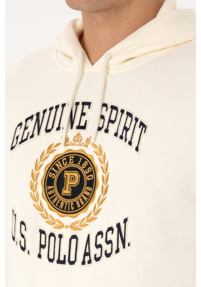 U.S. Polo Assn. Erkek Krem Sweatshirt 50308999-VR256
