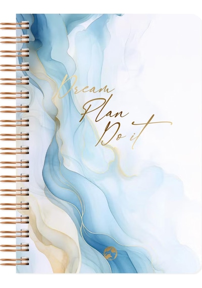 Marble Spiralli Defter Çizgili Dream 17x24 Cm
