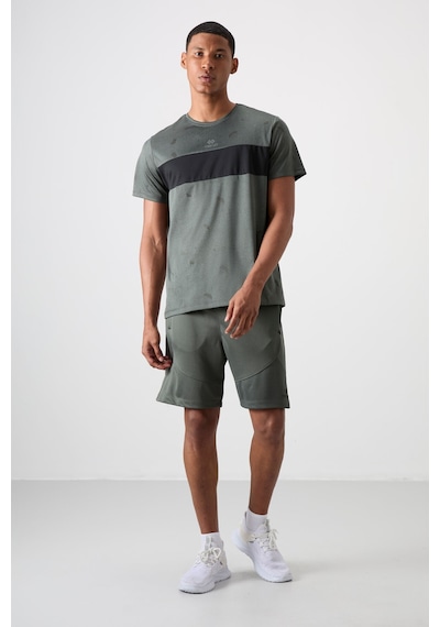 Tommy Life Haki Polyester Kalın Yumuşak Comfort Fit Erkek Şort - 81271 Haki