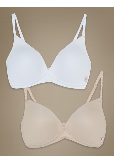 Marks & Spencer 2'li İlk Sütyenim Seti T33009132A Bej