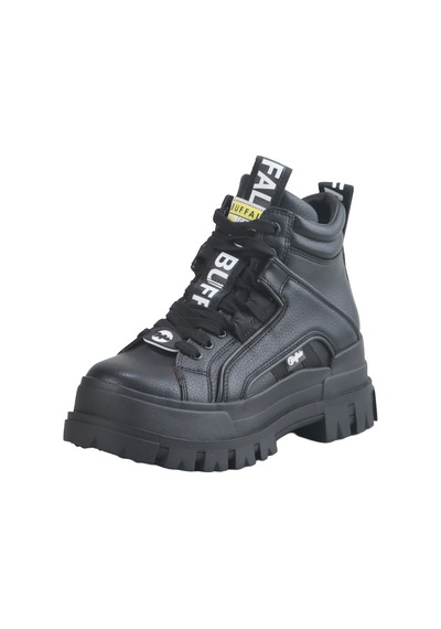 Bot Kadın 1622045 Buffalo Aspha Nc Mıd - Vegan Nappa - Black Siyah
