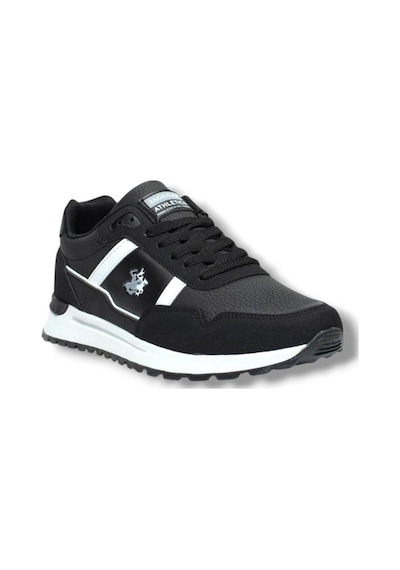 Jagulep Stone 8508-26 Cilt Deri Anatomik Sneaker Siyah Beyaz 36-40 Siyah