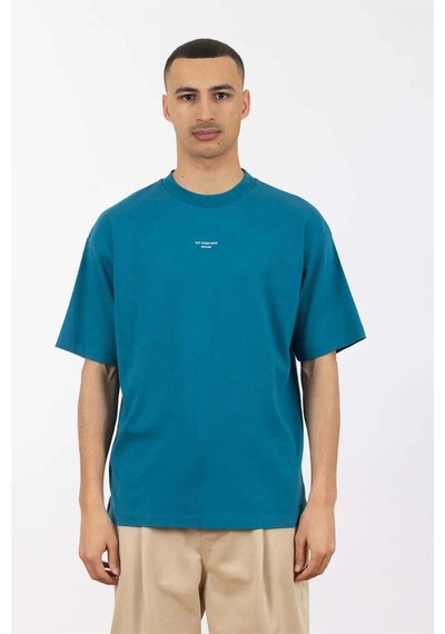 American Rag Cie Le T - Shirt Classique Nfpm - %100 Pamuklu, Slogan Baskılı Ve Rahat Kesim T - Shirt Mavi American Rag Cie Le T - Shirt Classique Nfpm - %100 Pamuklu, Slogan Baskılı Ve Rahat Kesim T - Shirt Mavi