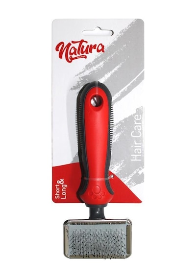 Natura Kedi Köpek İnce Uç Toplu Metal Çerçeve Fırça Small