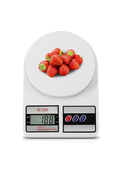 Dijital Mutfak Terazisi, 10 Kg Kapasiteli, 1g Hassasiyetli, Lcd Ekranlı, 5 Birimli Ölçüm, Dara Fonksiyonlu 2 Adet P Diğer