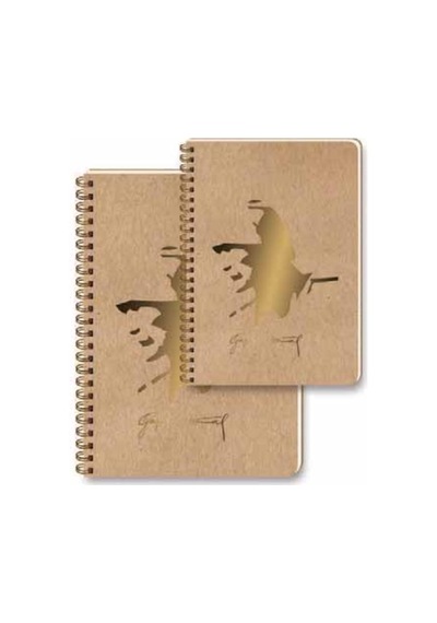 Keskin Color Spiralli Sert Kraft Kapak Defter-Atatürk 80 yaprak Çizgili 16x22