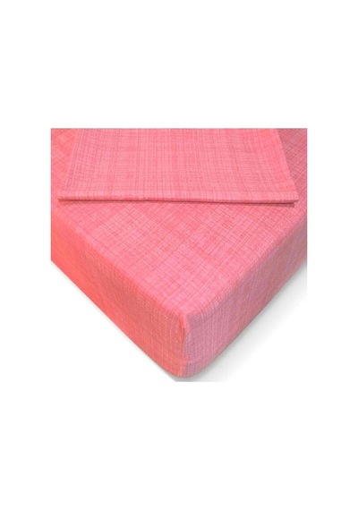 Özlü Fitted Lastikli Tek Kişilik Çarşaf Seti (100x200)-Somon