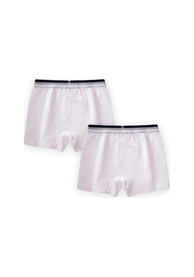 Cigit İkili Boxer 2-9 Yaş Beyaz