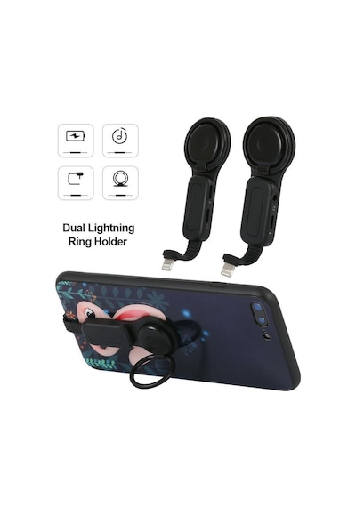 3.5Mm Ses ve Şarj Telefon Tutucu 2A Hızlı Şarj Otg Adaptörü