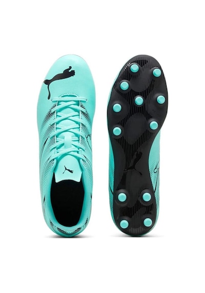 Puma Attacanto Fg/ag Erkek Krampon Çim Halı Saha Uyumlu Siyah Futbol Ayakkabısı Saks Mavi