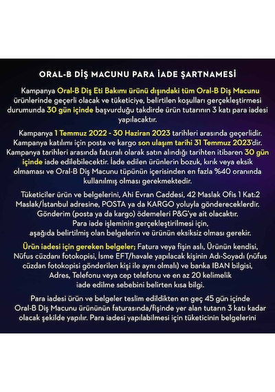 Oral-B Diş Eti ve Diş Minesi Pro-Onarım Diş Macunu 50 ML
