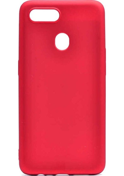 Oppo Ax7 Kılıf Zore Premier Silikon Kapak Kırmızı