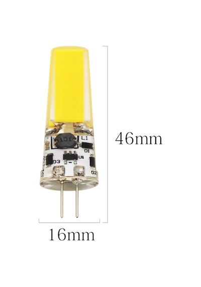 G4 Led Ampül 12 Volt 9 Watt  ( Beyaz ışık ve Sarı ışık) 10 Adet