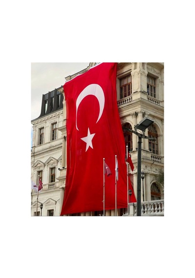 Türk Bayrağı 500x750 Cm Dış Mekan Direk Tören Kullanımı 500 x 750 CM