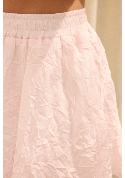 Mai Collection Aliza Pembe Gömlek Şort Takım