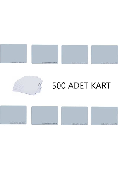 Sonex 500 Adet Manyetik Kart - Göstergeç Proximity Kart