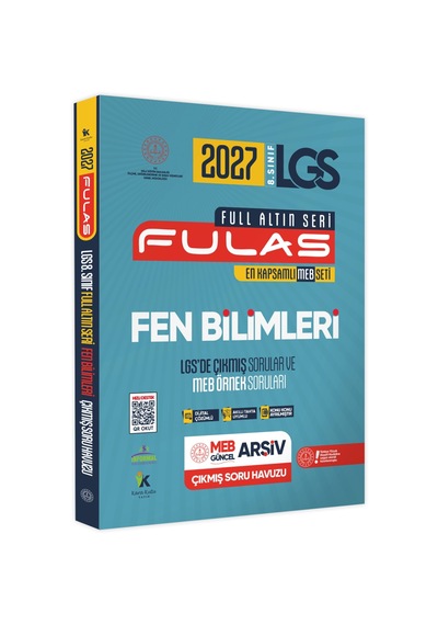 2027 8.sınıf Full Lgs Altın Seri Fulas Meb Çıkmış Modüler Soru Bankası Seti Çözümlü Sayısal Set