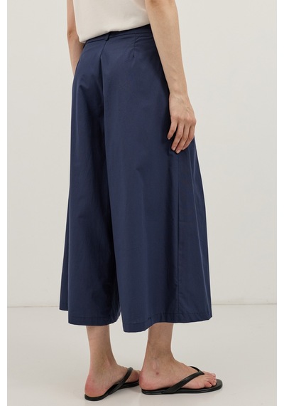 Antioch Pileli Culotte Pantolon Lacivert