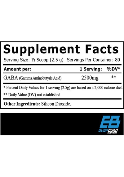 Everbuild Pure Gaba 2500 Mg 80 Servis Toz Form