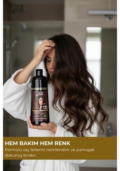 Jaja Vitamin İçerikli Saç Pigment Şampuanı Unisex 300 Ml 6.35 Çikolata Kahve