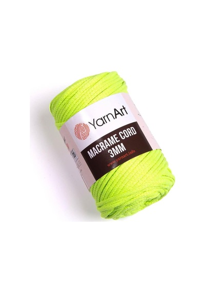 Art El Örgü İpi Macrame Cord 3 Mm, 801, 2x500 Gr