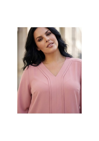 Hanezza Büyük Beden Şık V Yaka Nervur Detaylı Jessica Krep Bluz Gül Kurusu - 4035099 Gül Kurusu Hanezza Büyük Beden Şık V Yaka Nervur Detaylı Jessica Krep Bluz Gül Kurusu - 4035099 Gül Kurusu