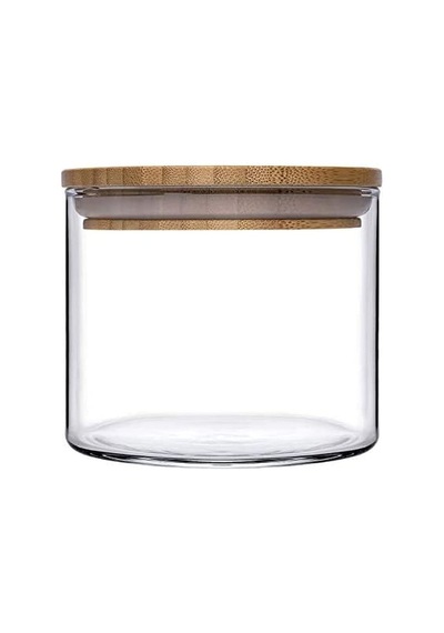 Ahşap Kapaklı Kavanoz, 700 Ml 7009